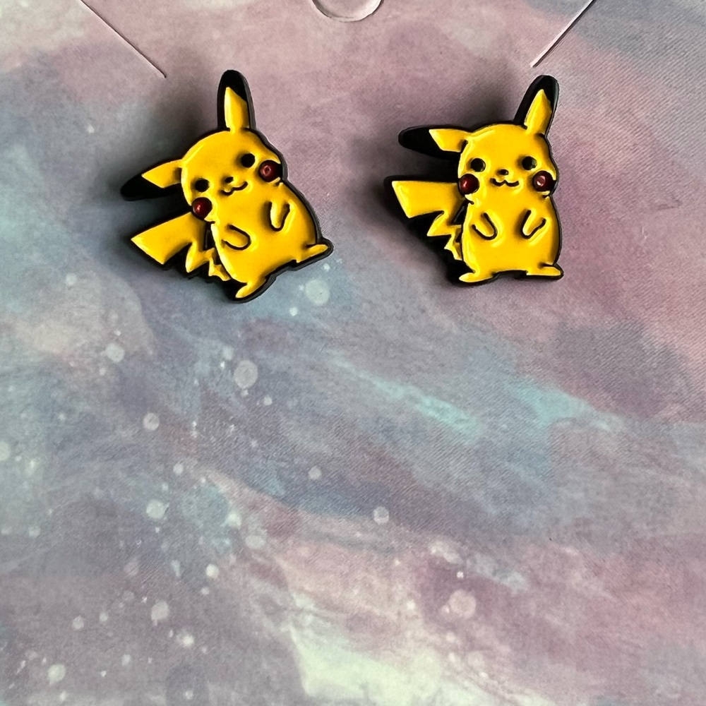 Pikachu stud earrings